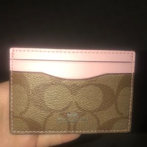 Coach card holder
